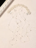 European-Style Girls' Aesthetic Hair Accessory - White - One Size