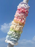 20-Piece Colorful Chiffon Hair Scrunchies Set - Multicolor - 20 Pieces