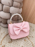 Girls' Princess Small Square Crossbody Handbag - Pink - One Size