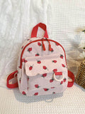 Children's Corduroy Mini Backpack - Style 3 - Multicolor - Style 3